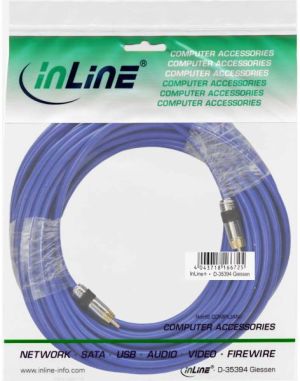 Kabel Intos RCA (Cinch) - RCA (Cinch) 1m niebieski (89401P) 2