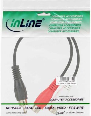 Kabel Intos RCA (Cinch) - RCA (Cinch) x2 0.2m czarny (89924) 3