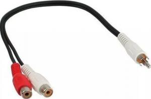 Kabel Intos RCA (Cinch) - RCA (Cinch) x2 0.2m czarny (89924) 1