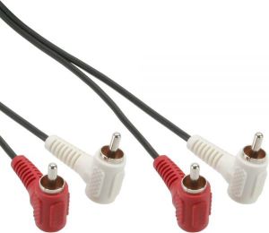 Kabel Intos RCA (Cinch) x2 - RCA (Cinch) x2 1.2m czarny (89929) 1