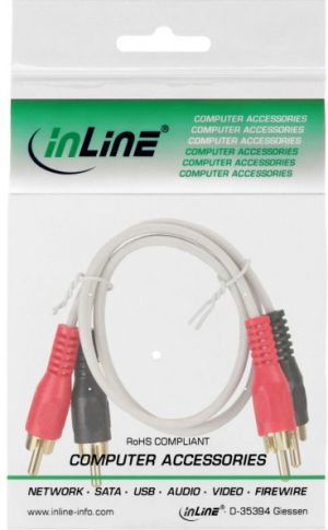 Kabel Intos RCA (Cinch) x2 - RCA (Cinch) x2 7m biały (89933X) 2