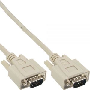 Kabel InLine D-Sub (VGA) - D-Sub (VGA) 1m biały (17712C) 1