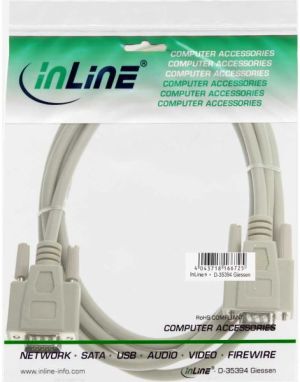 Kabel InLine D-Sub (VGA) - D-Sub (VGA) 1m biały (17712C) 2