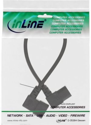 Kabel zasilający InLine C13 - C14 czarny (16605A) 2