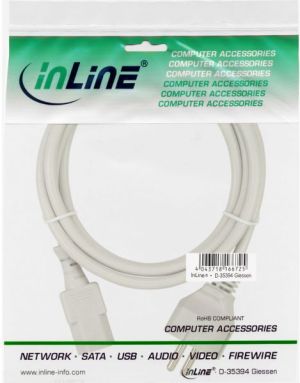 Kabel zasilający InLine Typ F German - IEC connector (16651G) 2