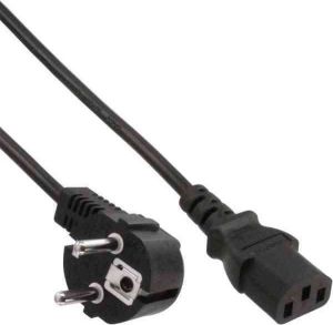 Kabel zasilający InLine Typ F German kątowy - IEC connector (16653A) 1