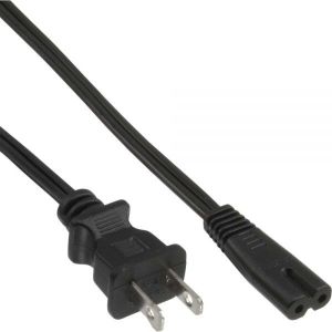 Kabel zasilający InLine mains Plug USA - Euro 8 socket 1.8m (16654U) 1