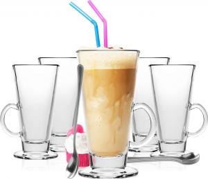 Glasmark Zestaw Caffe Latte 6 Szt + Łyżeczki Gratis 1