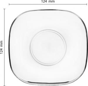Glasmark Szklanki Hugo Do Latte Z Łyżeczkami I Spodkami 5