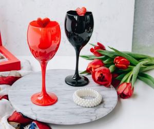 Glasmark Czarne Kieliszki Do Wina 300Ml 6Szt 4