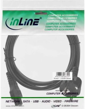 Kabel zasilający InLine Typ F German -" Mikey Mouse" laptop Plug (16656O) 2