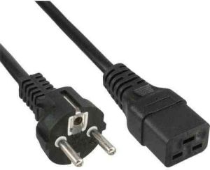 Kabel zasilający InLine 16A Typ F prosty - IEC (16658A) 1