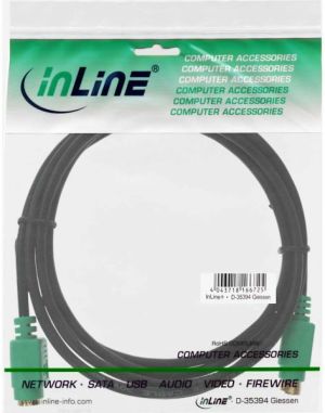 InLine PS/2 - PS/2, 3m, Czarny (13343H) 2