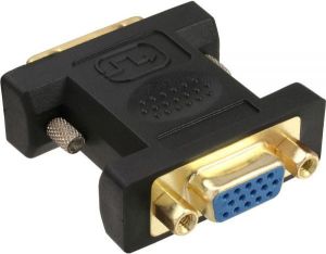 Adapter AV InLine DVI-A - D-Sub (VGA) czarny (17780P) 2