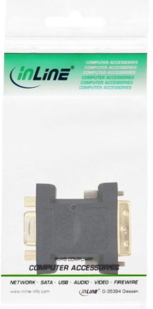 Adapter AV InLine DVI-A - D-Sub (VGA) czarny (17780P) 3