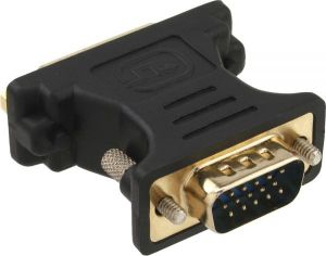 Adapter AV InLine DVI-I - D-Sub (SVGA) czarny (17790P) 2