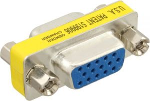 Adapter AV InLine D-Sub (VGA) - D-Sub (VGA) żółty (37724) 1
