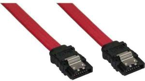 InLine SATA - SATA, 0.15m, Czerwony (27701V) 2