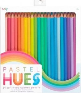 Ooly Kredki ołówkowe pastelowe Pastel Hues 24 kolory 1