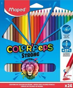 Maped Kredki Colorpeps Strong trójkątne 24 kolory 1