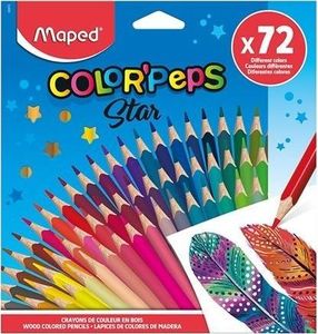 Maped Kredki Colorpeps trójkątne 72 kolory 1