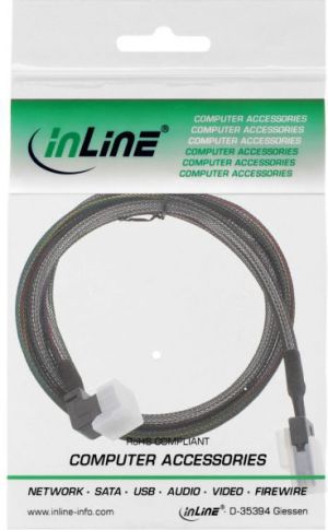 InLine SFF 8087 - SFF 8643, 1m, Szary (27629B) 2