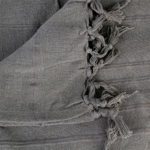 Atmosphera Narzuta na łóżko 160x220 frędzle grafit 4