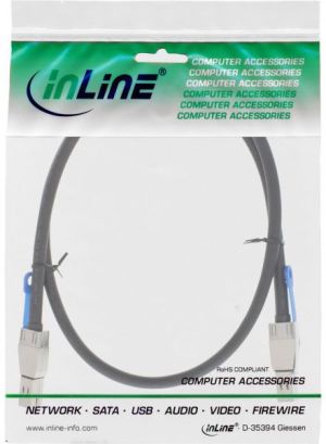 InLine SFF 8644 - SFF 8644, 1m, Czarny (27638B) 2