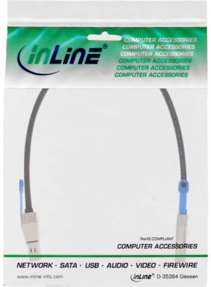 InLine SFF 8644 - SFF 8644, 0.5m, Czarny (27638A) 2