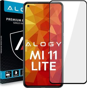 Alogy Szkło Alogy Full Glue case friendly do Xiaomi Mi 11 Lite Czarne 1