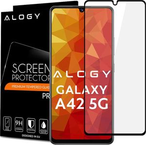 Alogy Szkło Alogy Full Glue case friendly do Samsung Galaxy A42 5G Czarne 1
