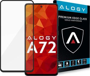 Alogy Szkło Alogy Full Glue case friendly do Samsung Galaxy A72 Czarne 1