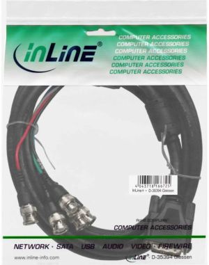 Kabel InLine DVI-A - BNC x5 3m czarny (17993) 2