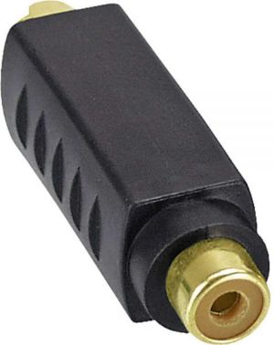 Adapter AV InLine RCA (Cinch) - S-Video czarny (99401A) 1