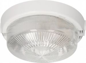 Lampa sufitowa Orno TRIO, oprawa oświetleniowa, 75W, E27, IP44, IK10, klosz poliwęglan przeźroczysty 1
