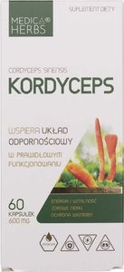 Medica Herbs Medica Herbs Kordyceps 600 mg - 60 kapsułek 1
