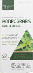 Medica Herbs Medica Herbs Andrografis (King Of Bitters) 400 mg - 60 kapsułek 1
