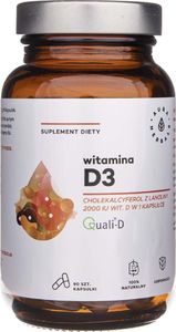 Aura Herbals Aura Herbals Witamina D3 2000 IU - 90 kapsułek 1