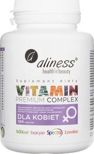 Aliness MedicaLine Aliness Premium Vitamin Complex dla kobiet - 120 tabletek 1