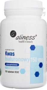 Aliness MedicaLine Aliness Kwas hialuronowy niskocząsteczkowy 150 mg - 100 tabletek 1