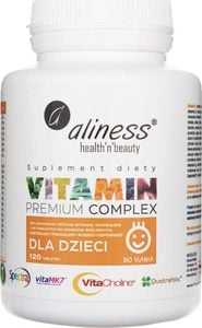 Aliness MedicaLine Aliness Premium Vitamin Complex dla dzieci - 120 tabletek 1