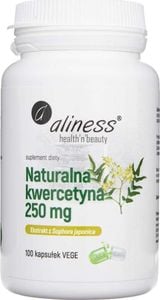 Aliness MedicaLine Aliness Naturalna kwercetyna 250 mg - 100 kapsułek 1