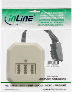 InLine Adapter German TAE-F do TAE NFN + RJ11 (69905) 2
