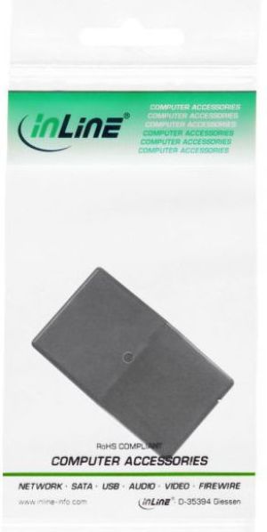 InLine Adapter RJ12 żeński/żeński, 6P6C, czarny (69999) 2