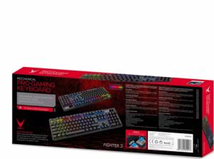 Klawiatura Varr Gamingowa klawiatura mechaniczna VARR, przełączniki Xinda Blue, podświetlenie RGB 2