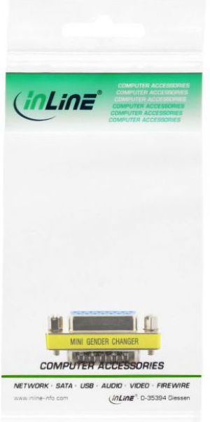 InLine DA-15 - DA-15, Żółty (47719) 3