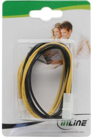 InLine Molex - ATX/EPS 8-pin, 0.3m, Żółty (26630) 2