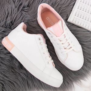 Big Star Trampki niskie damskie z eko skóry białe Big Star II274033 37 3