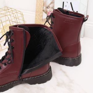 Big Star Glany damskie ocieplane bordowe Big Star II274106 39 3