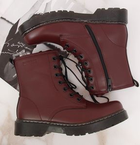 Big Star Glany damskie ocieplane bordowe Big Star II274106 39 4